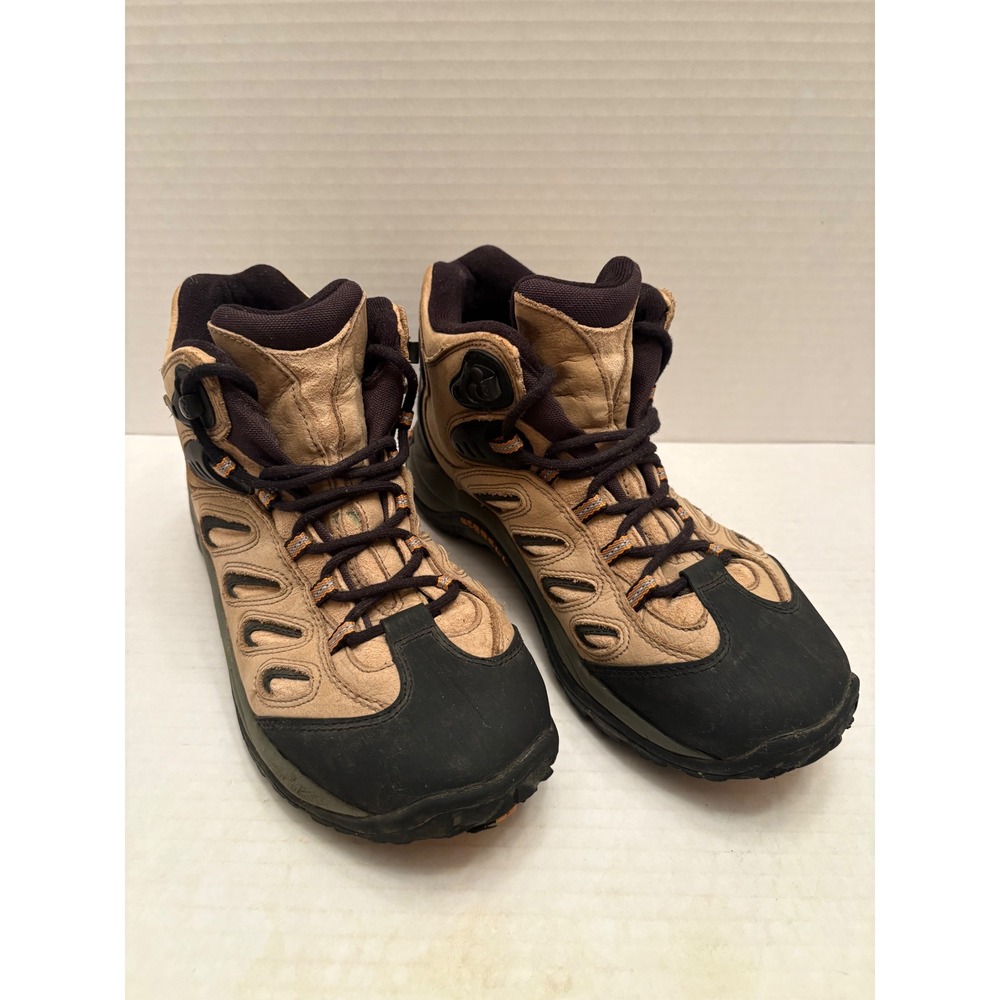 Merrell Smoke Performance Hiking Boots Mens 8 Tan Black J10699